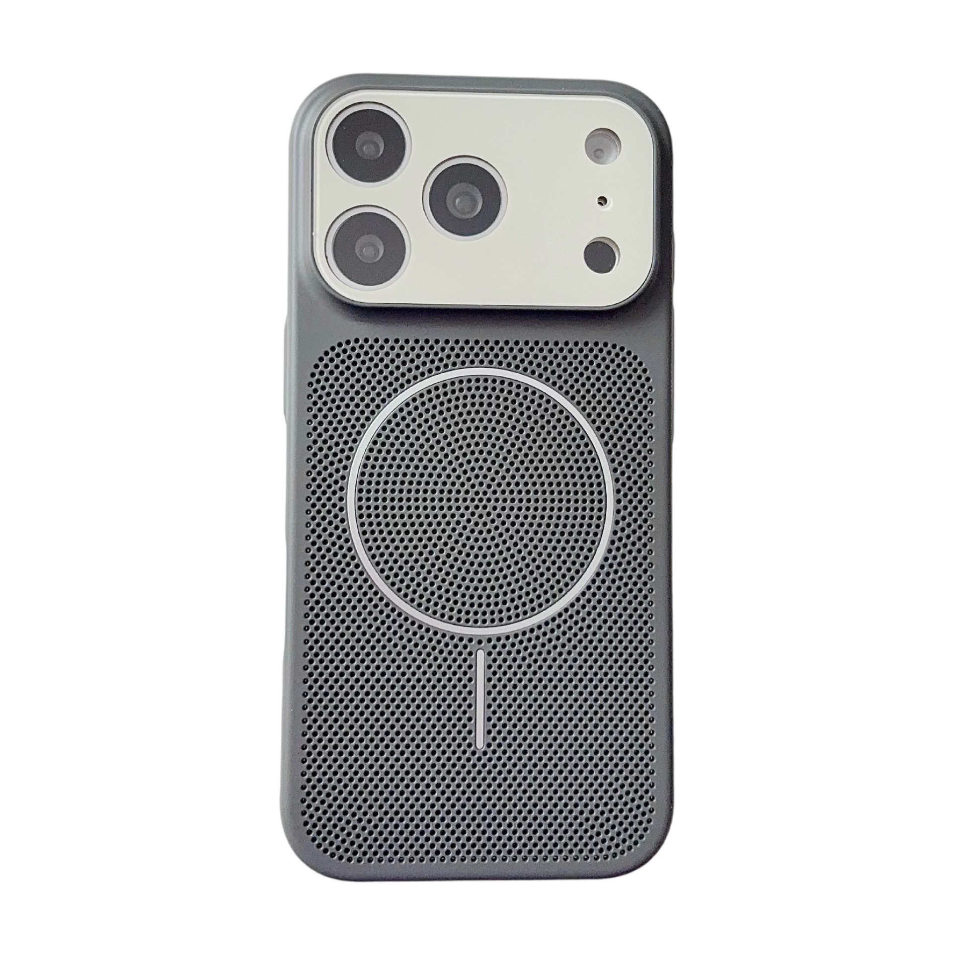 Color-contrast instant heat dissipation phone case for Apple iPhone 17 Pro Max, wireless magnetic charging protective case for iPhone 16