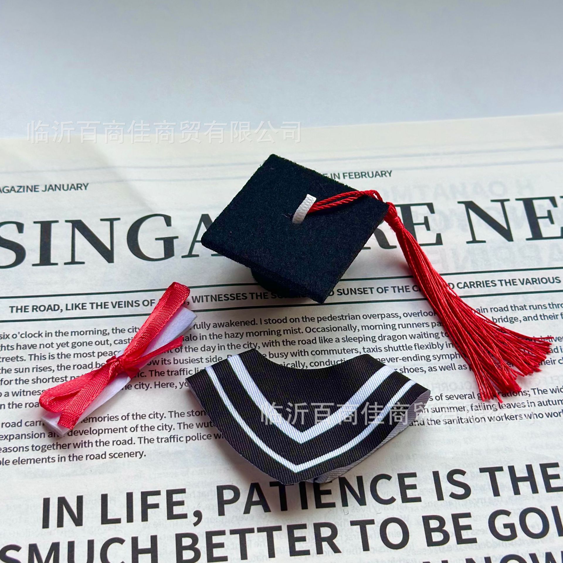 15CM doctoral uniform graduation bear plush toy teddy bear graduation souvenir with doctoral cap scarf doll clothes
