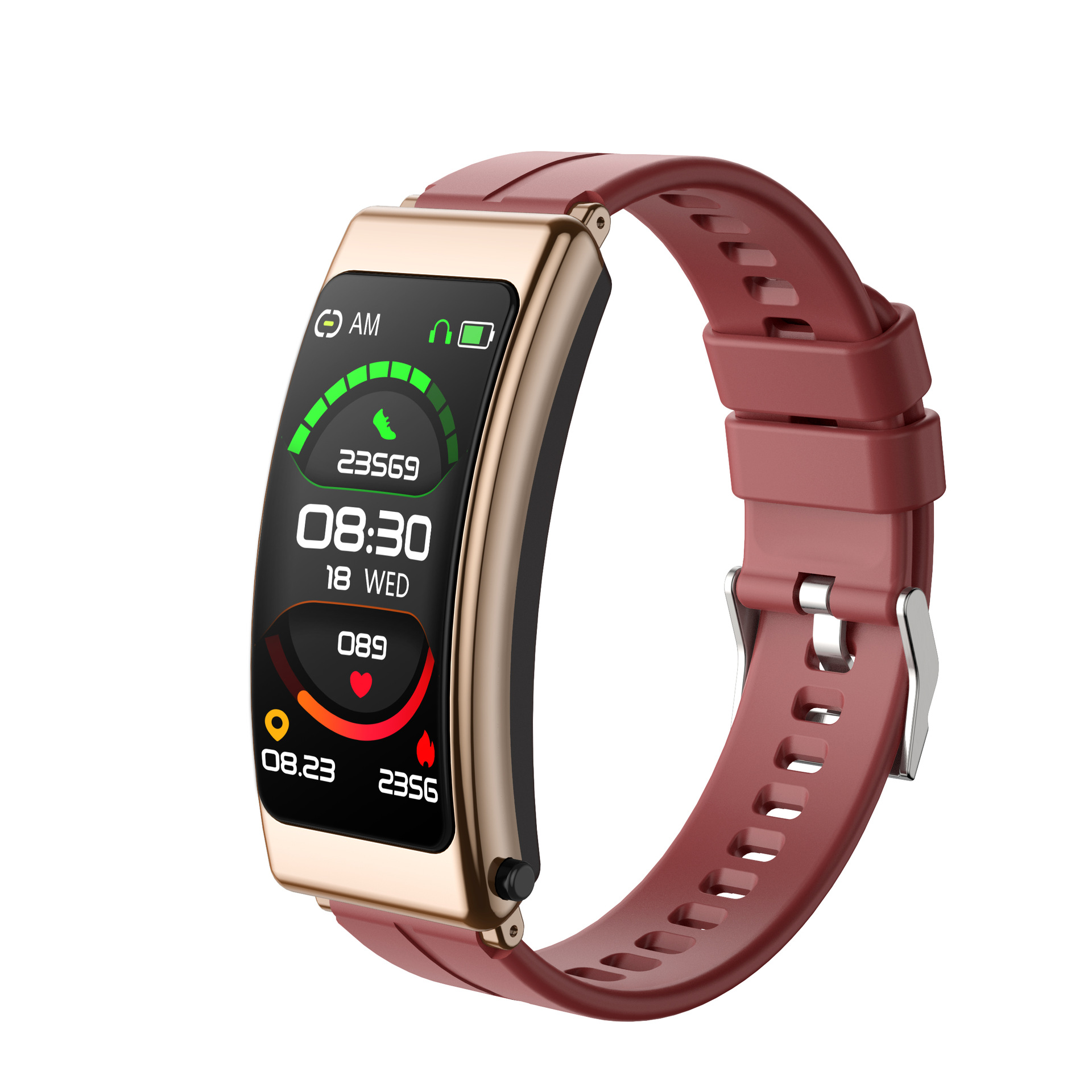 New K13 Earbuds Smart Bracelet 2-in-1 Touch Waterproof Bluetooth Earbuds Music Pedometer Heart Rate Blood Oxygen
