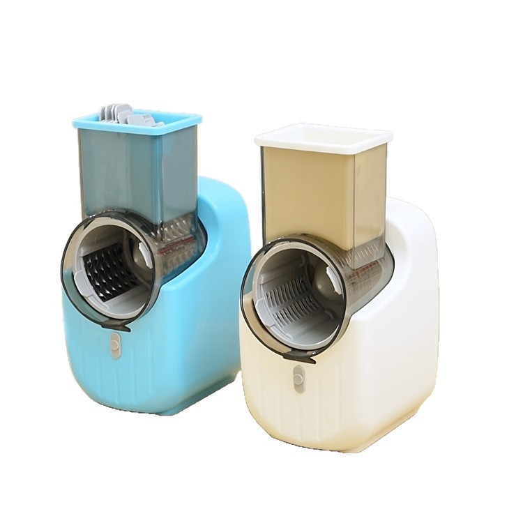 Electric Vegetable Cutter Home Multi-Function Roller Cutter Commercial Automatic Wireless Slicing Shredding Machine