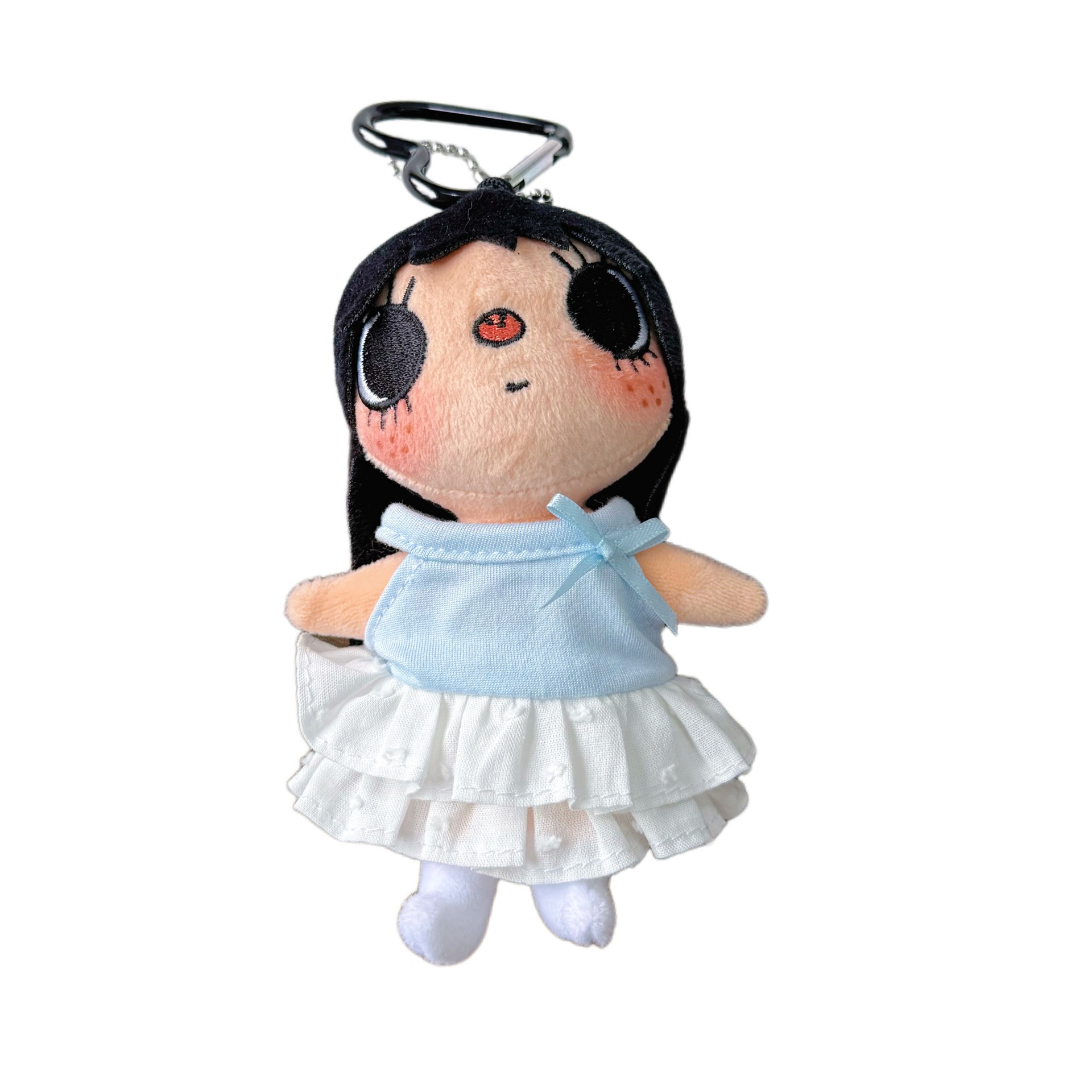 New crying baby spring and summer bubble dress 10cm cotton doll plush doll clothes kitty mini clothes
