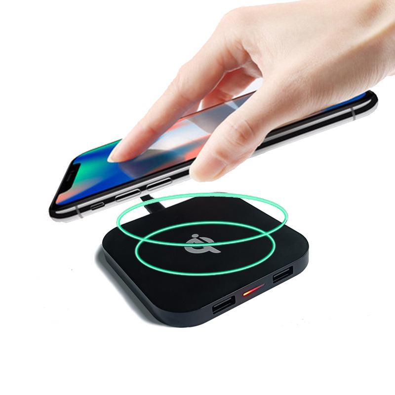Q8 desktop wireless charger square 5W 10W 15W wireless charger for wireless charging phones