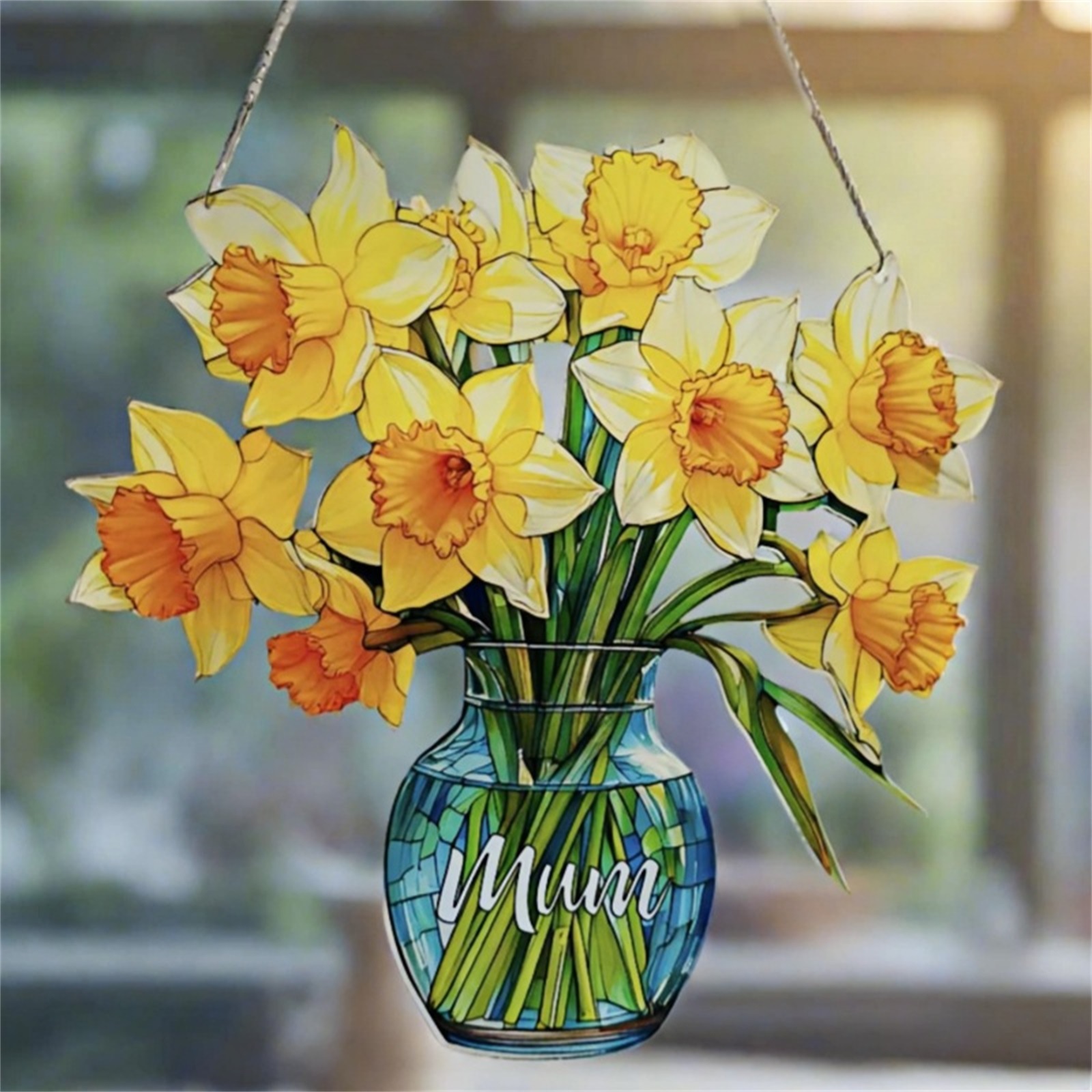 New 2D Flat Acrylic Car Hanging Decoration Pendant