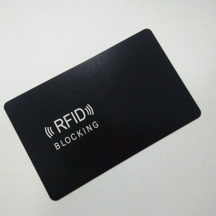 RFID Blocking Card Signal Blocking Card Protect Bank Card Information Prevent Theft RFID Blocking Aluminum Card