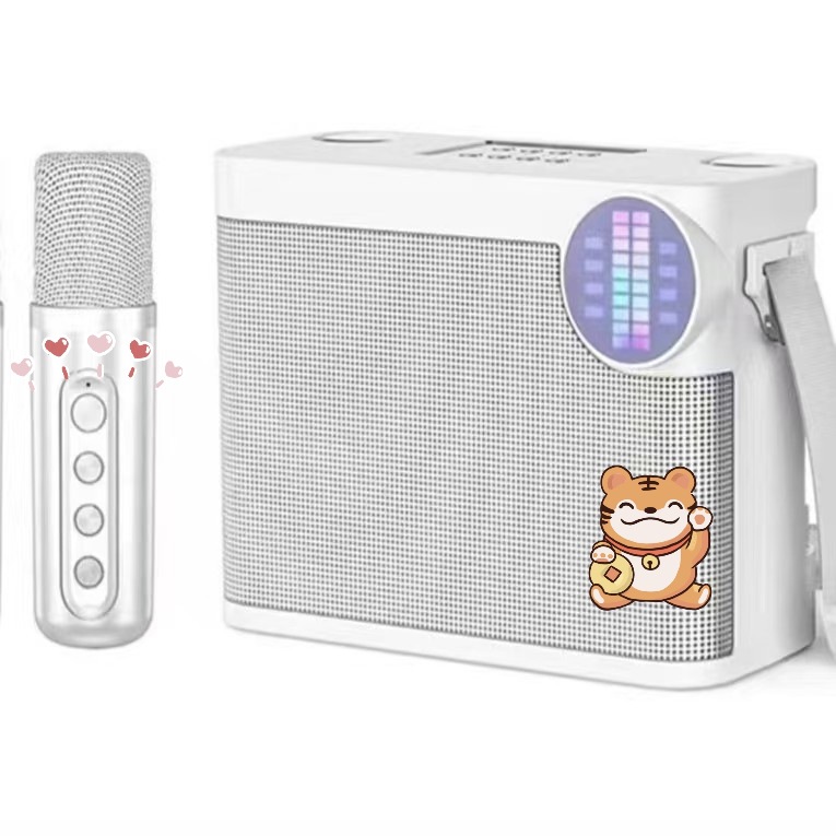 YS210 Handheld K歌 Bluetooth Speaker Phone Wireless Microphone USB Portable Bluetooth Outdoor Portable 203 Speaker