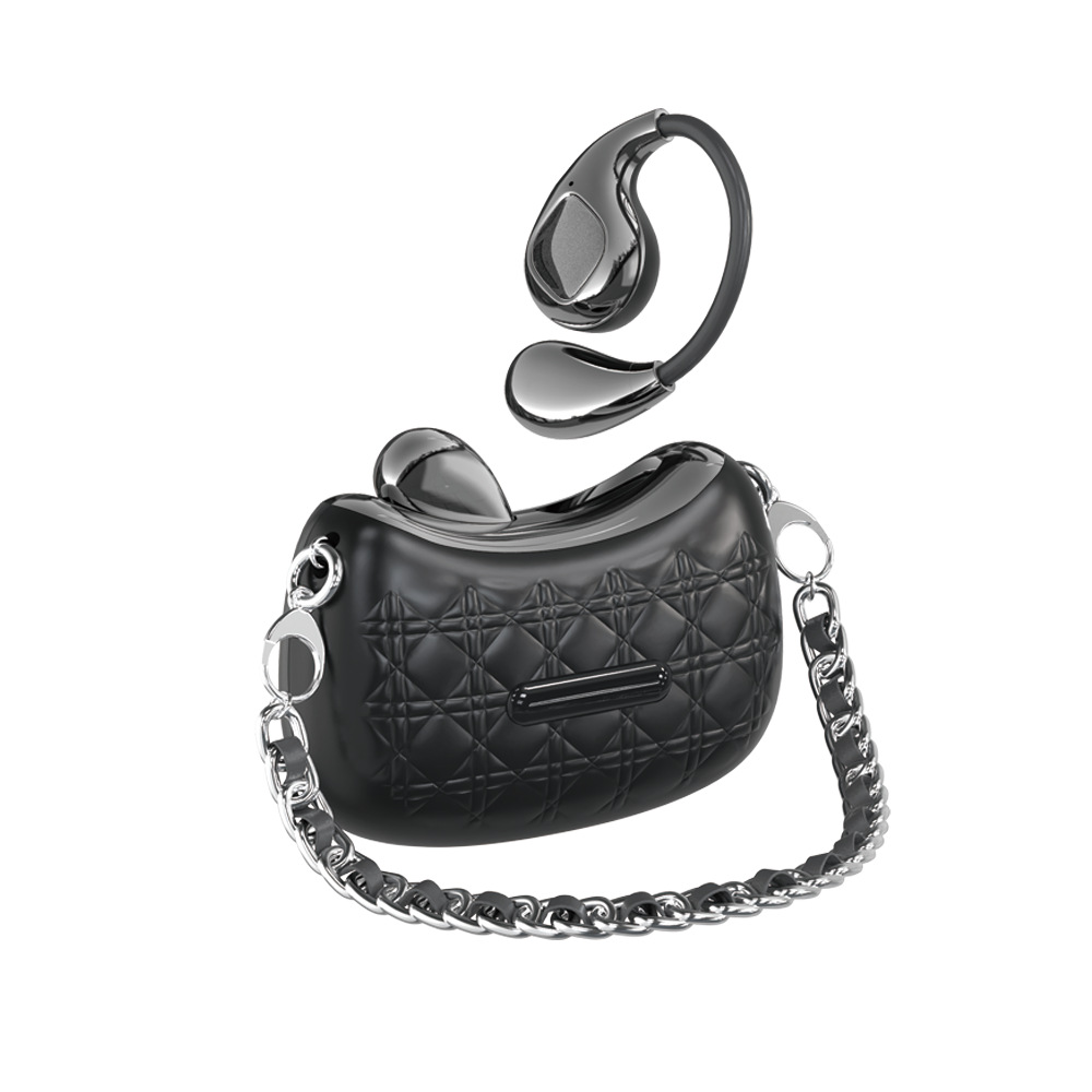 Strict small fragrance bag wireless Bluetooth earphone ear-hook non-in-ear open OWS bone conduction ultra-long battery life