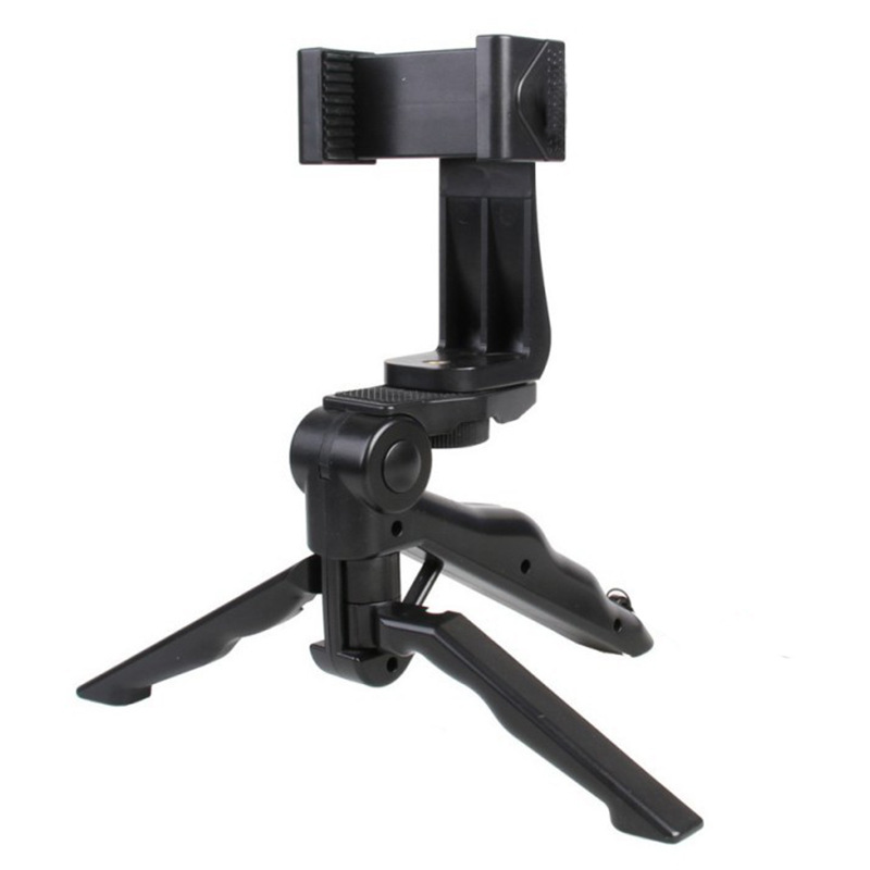Handheld Desktop Phone Tripod Beauty Leg Horizontal Vertical Phone Clip Lazy Stand GoPro Camera Stand