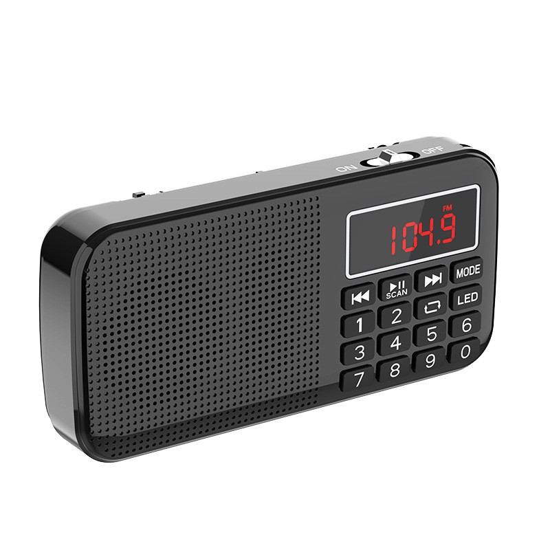 Card Insert Speaker Multifunctional Radio Elderly Player Large Capacity Recorder Portable U Disk Dual TF Card