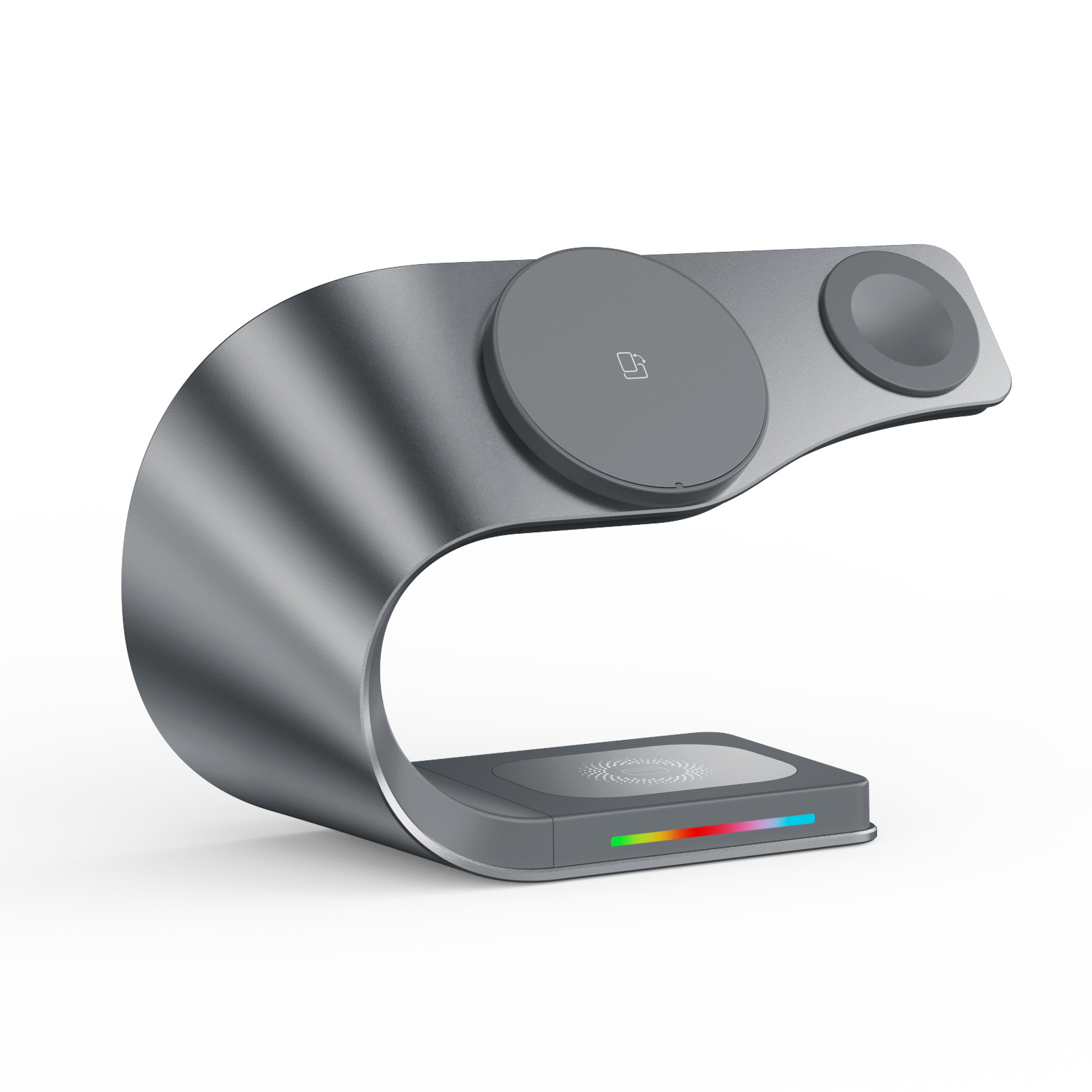 MagSafe Magnetic Wireless Charger 15W Compatible with Apple Earphones Phone Watch 3-in-1 Wireless Charger