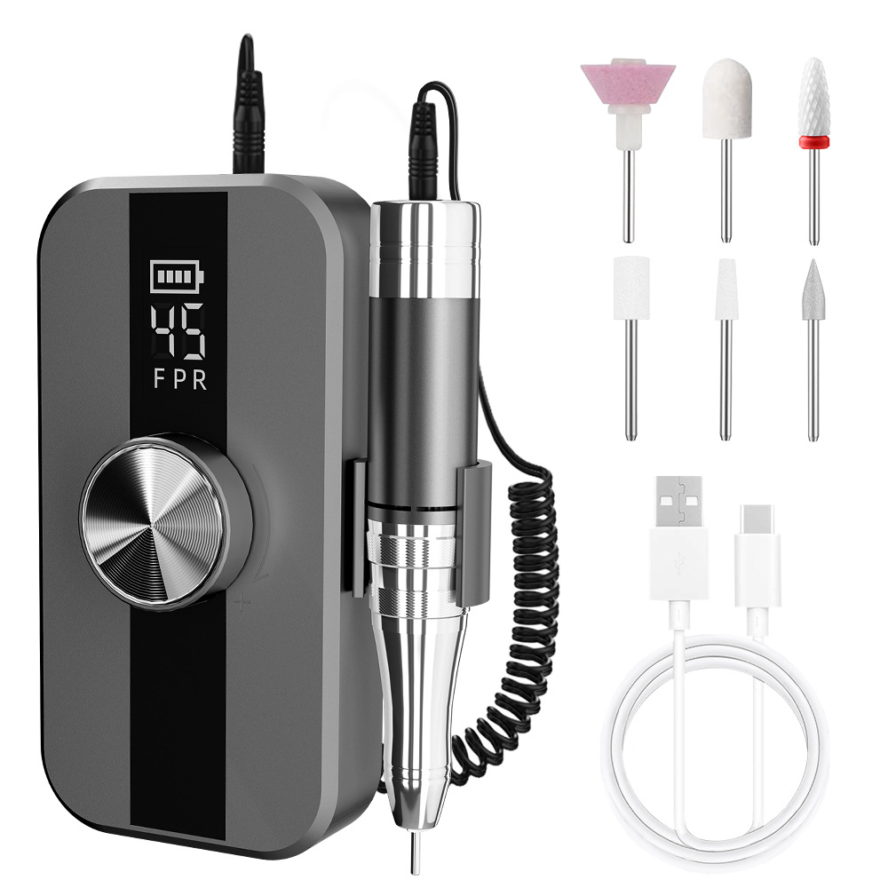 Nail Drill and Manicure Machine, 45000 RPM Professional Electric Nail File for Removing Dead Skin