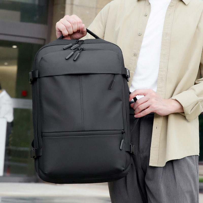 Business backpack new large capacity travel bag casual men's waterproof computer backpack male student schoolbag