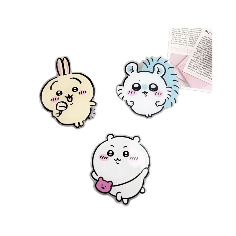 Cute Cartoon Jii Kawaii Airbag Stand Lazy Telescopic Magnetic Acrylic Resin Phone Stand