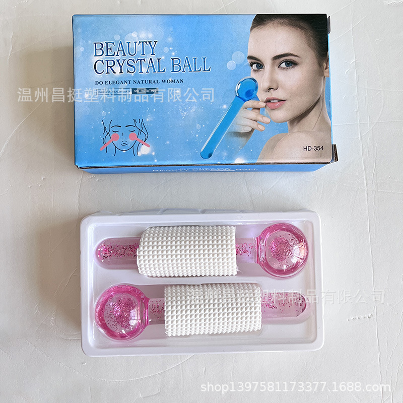 Ice wave ball, eye and face ice beauty ball, massage ball, crystal energy glitter, ice skin beauty ball, ice ball