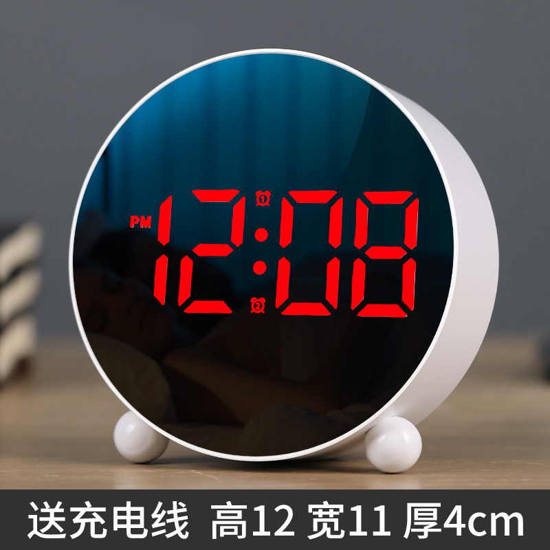 Simple alarm clock LED electronic clock children's home electronic clock bedside clock temperature clock student alarm clock