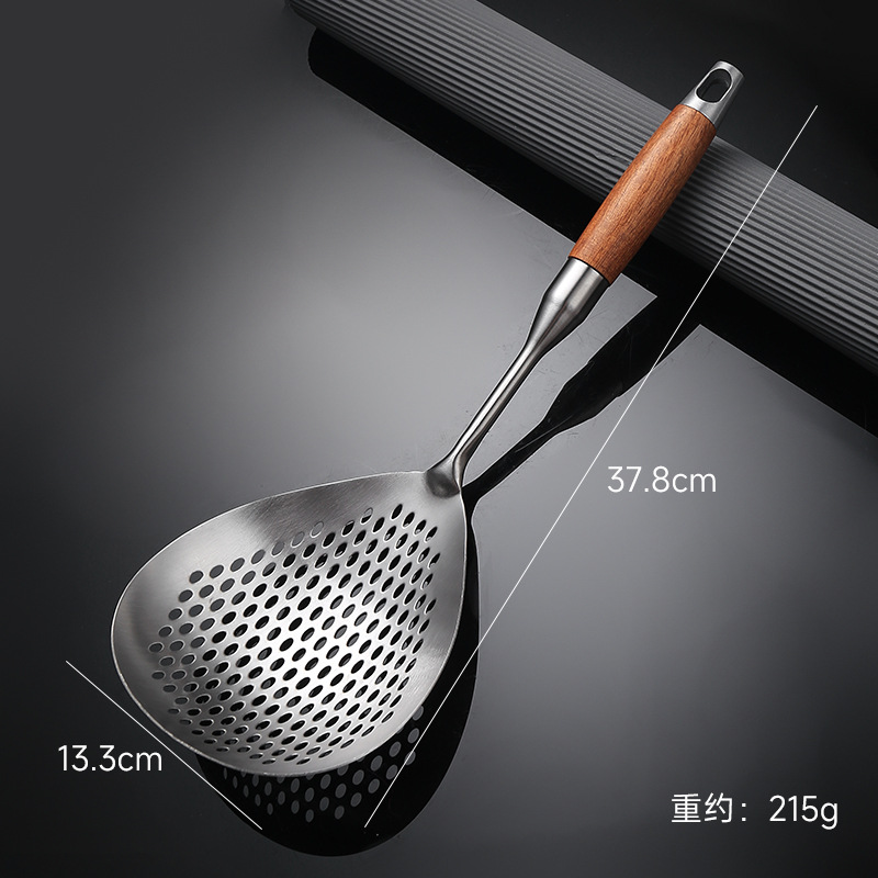 Stainless steel Sichuan pepper strainer household kitchen noodle strainer dumpling hot pot strainer draining frying strainer kitchen utensil