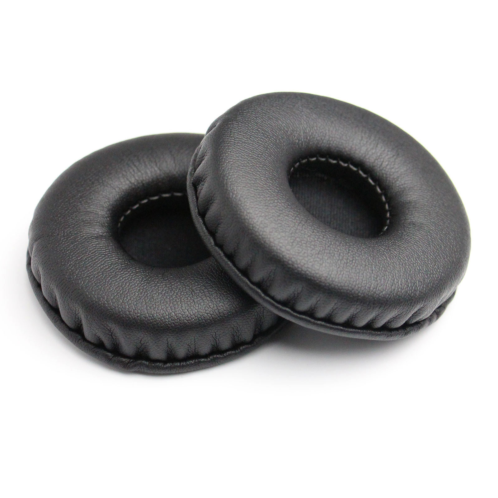 Headband 45-110mm protein leather earphone cover round universal internet cafe earmuffs sponge protective cover gaming headset