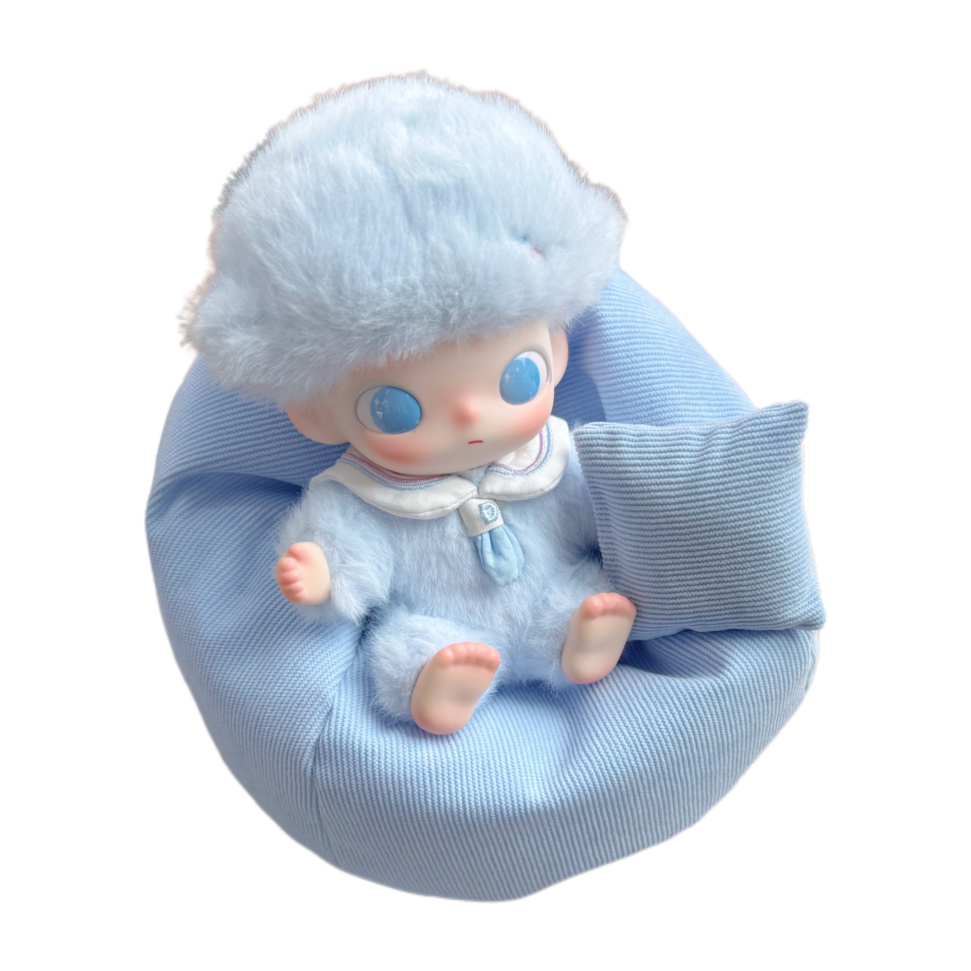 Zsiga 8/1 doll lazy sofa bjd 6-point 15cm 10cm plush doll sofa mini sofa bed pillow