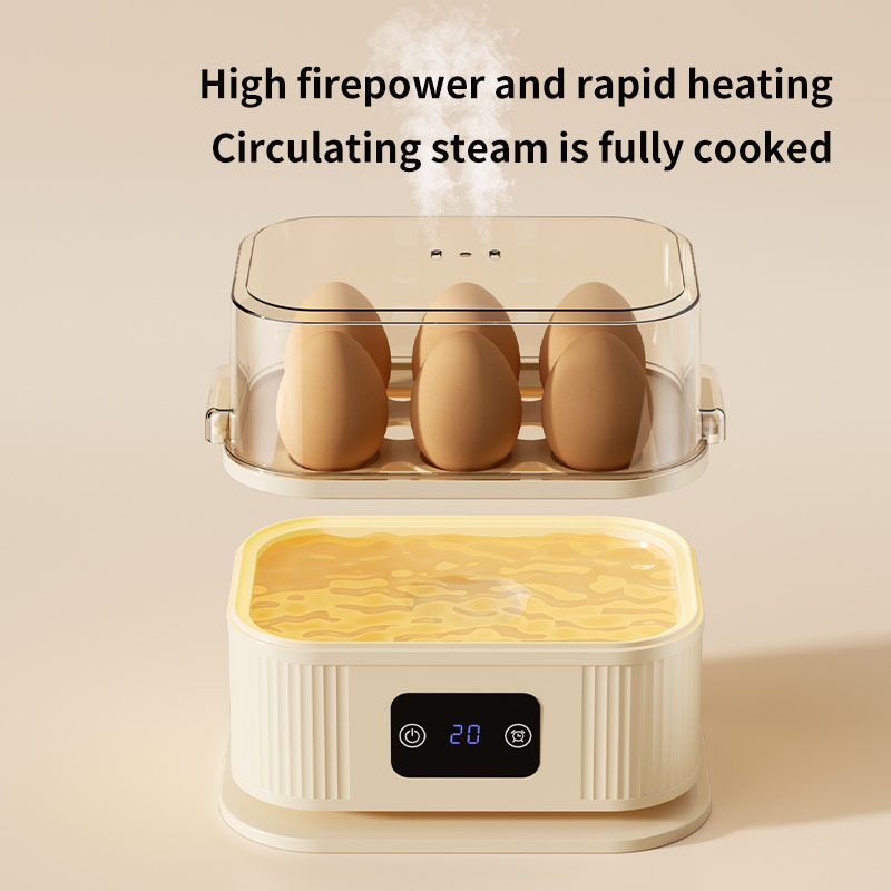 Multifunctional Egg Cooker Student Dormitory Small Breakfast Steamer Egg Cooker Home Kitchen Steam Fish Steamer Egg