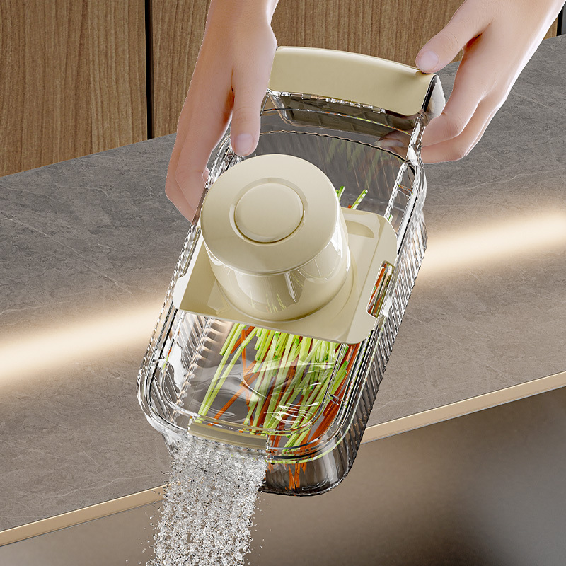 Multifunctional Vegetable Slicer Grater Potato Shredder Carrot Shredder Cucumber Shredder Household Transparent Shredder