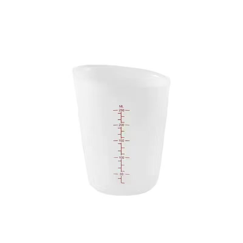 Baking tool silicone measuring cup, double scale ounce cup, high-temperature resistant, non-stick, kitchen DIY cake measuring cup