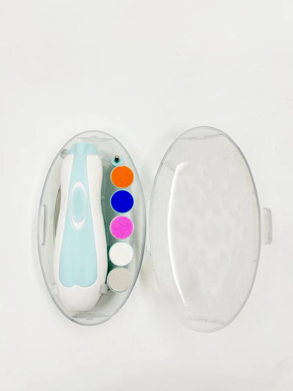Infant Non-Pinching Low Noise with Light Nail Grinding Electric Nail File Children's Automatic Nail Clipper