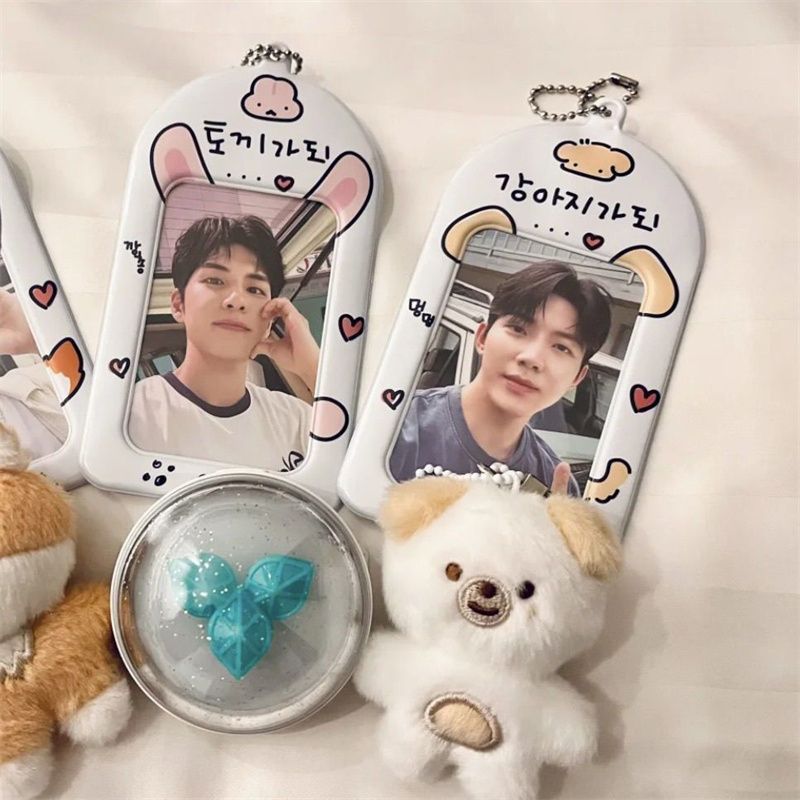 Girl's heart cute idol small card card sleeve storage pendant protection original matte PVC exquisite card sleeve collection