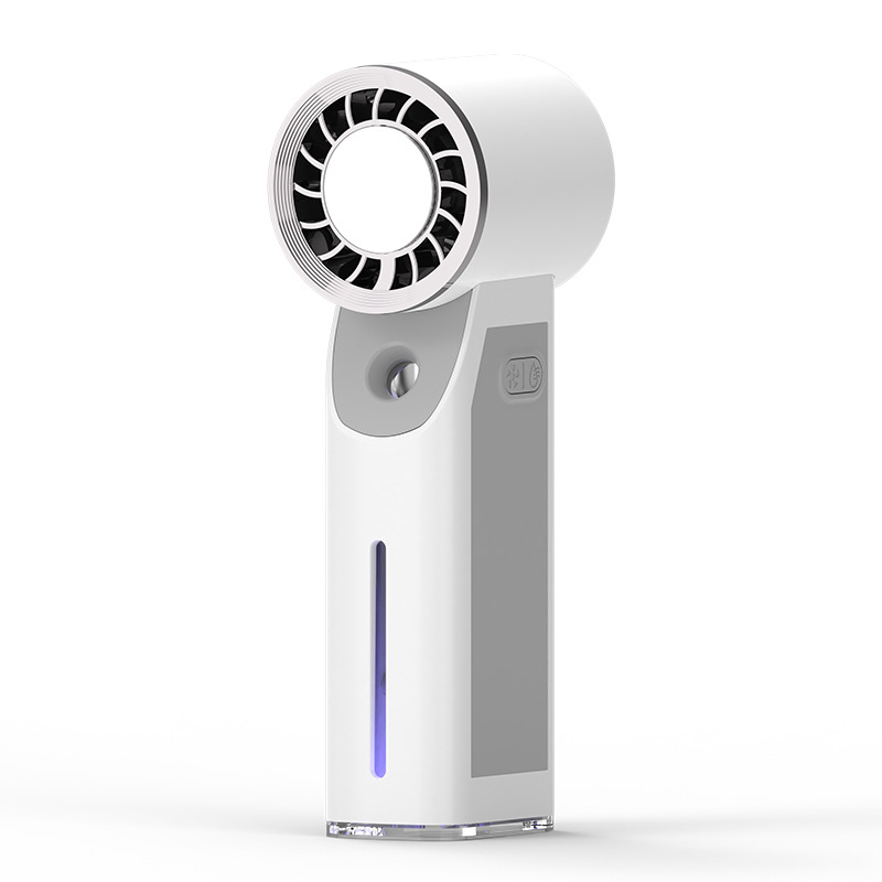 Ice Spray Mini Fan Handheld Cooling Turbo Ice Fan USB Charging Handheld Fan Logo