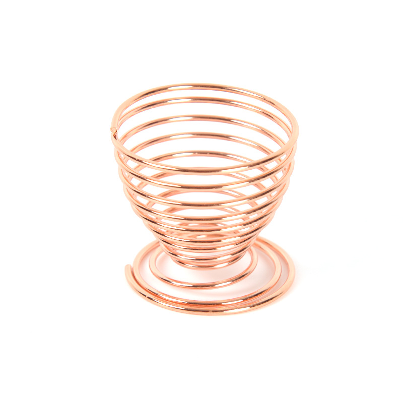 304 Stainless Steel Spring Egg Opener Egg Holder Set Elastic Egg Cracker Household Egg Opener