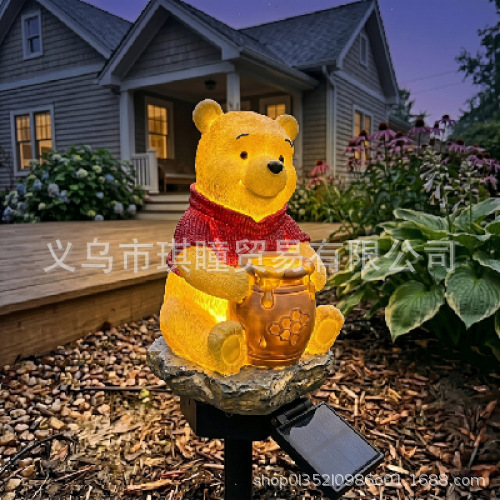 2026 New Spaceship Gorilla Resin Solar Panel Outdoor Garden
