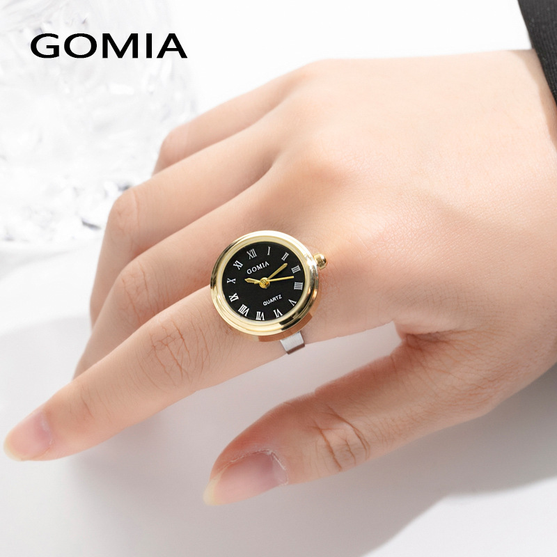 2022 New Finger Watch Waterproof Roman Mini Small Watch Student Finger Watch Couple Ring Watch
