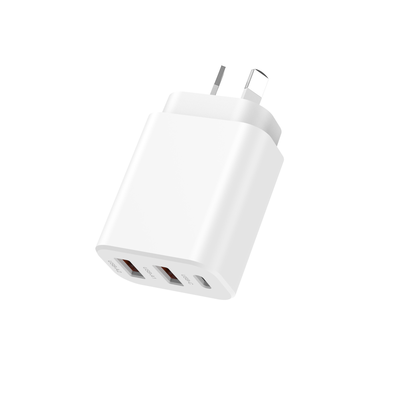 Australia 30W three-port charger 2C1A GaN figure-eight plug RCM certified s20/21/22 phone charging head