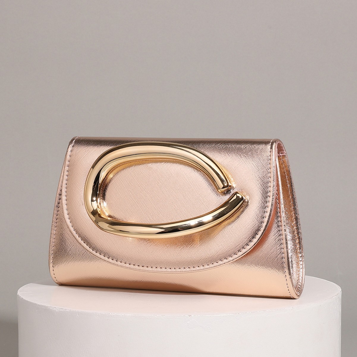 Textured PU Evening Bag 2026 Clutch Bag Women's Bag