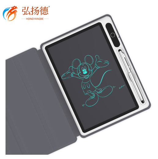 Business LCD handwriting board leather case meeting record draft company LOGO printing gift