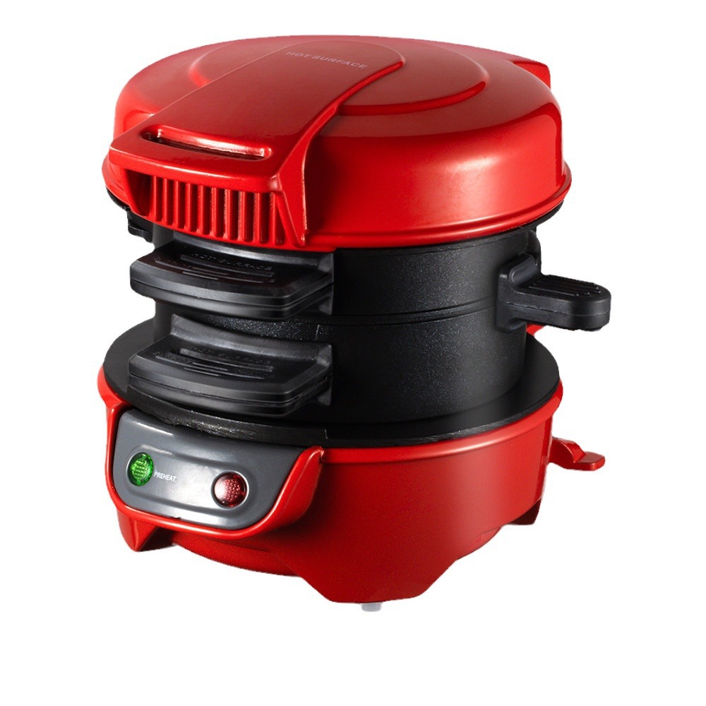 110V Burger Maker Sandwich Maker Household Breakfast Machine Egg Toaster Burger Maker Multifunctional