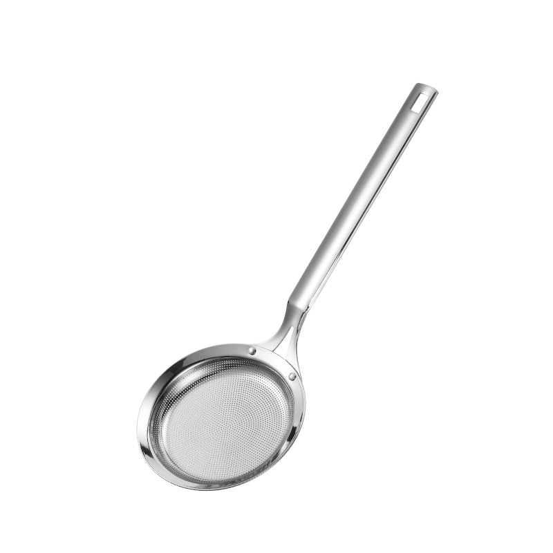304 stainless steel oil filter spoon, filter grease foam, mesh oil strainer, remove oil residue, soybean milk filter, labor-saving oil filter