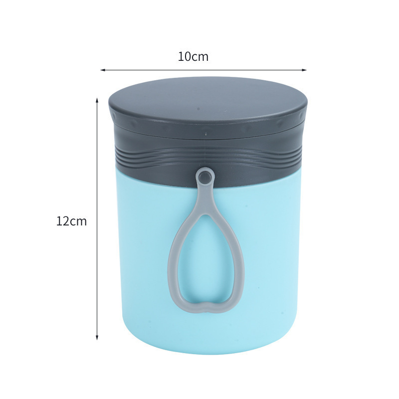 Insulated lunch box, 304 stainless steel food-grade soup cup, portable for students and office workers, small breakfast cup, porridge cup, milk cup