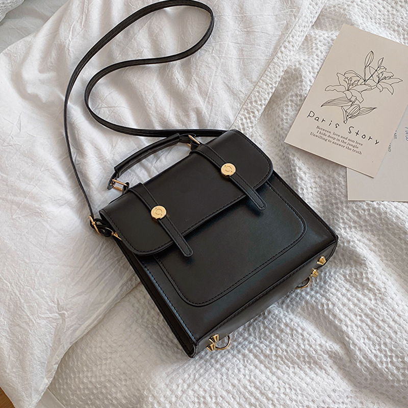 Commuting texture simple solid color women casual bag 2026 autumn winter new single shoulder bag backpack