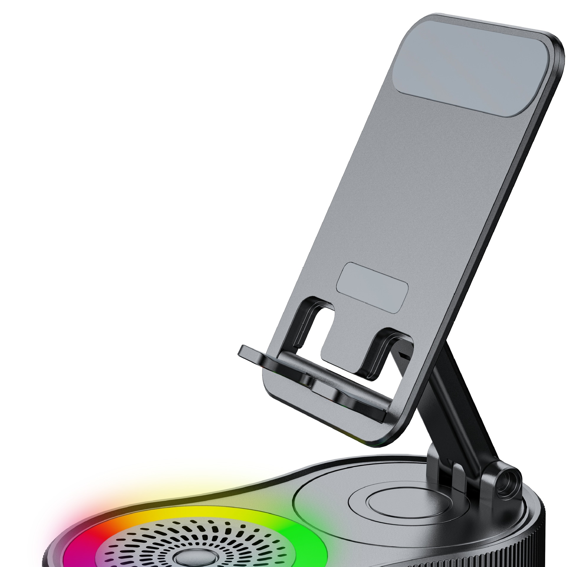 New Five-in-One Stand RGB Light Bluetooth Speaker Phone Platform Live Streaming Audio Ship Same Day