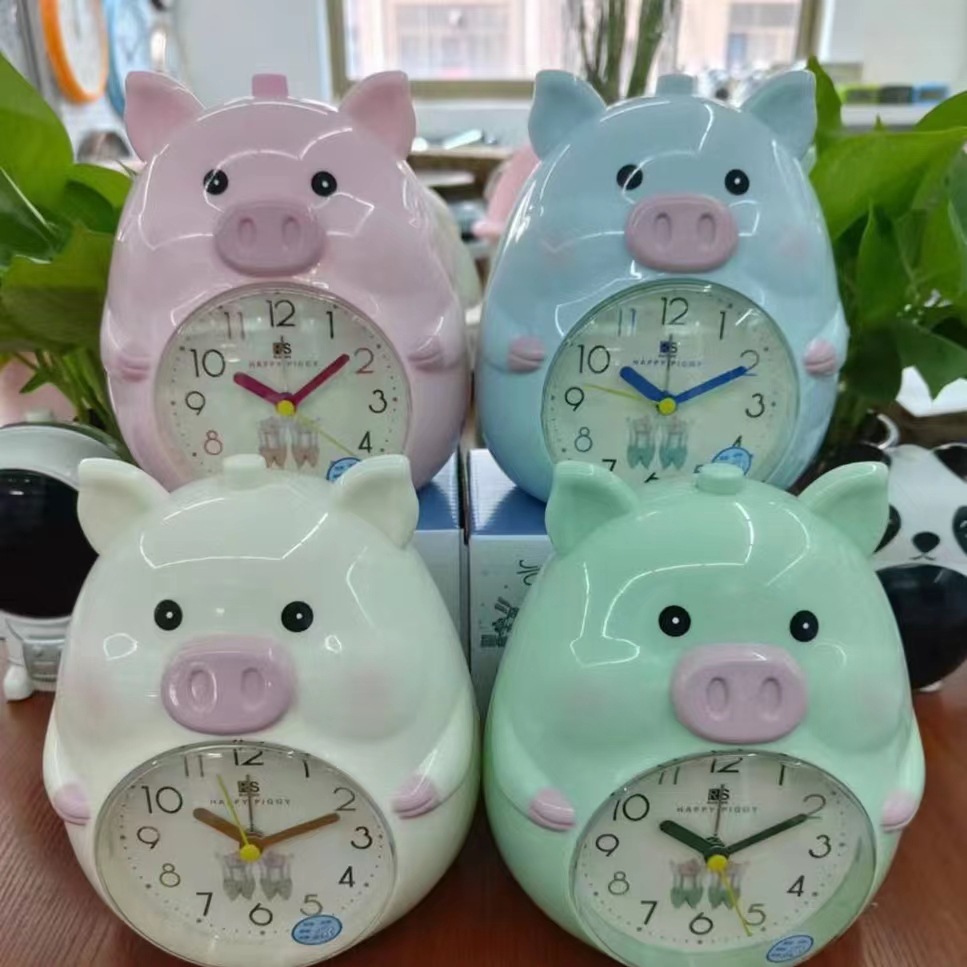 Sleepy pig dual voice talking alarm clock children special alarm clock accurate timing alarm clock