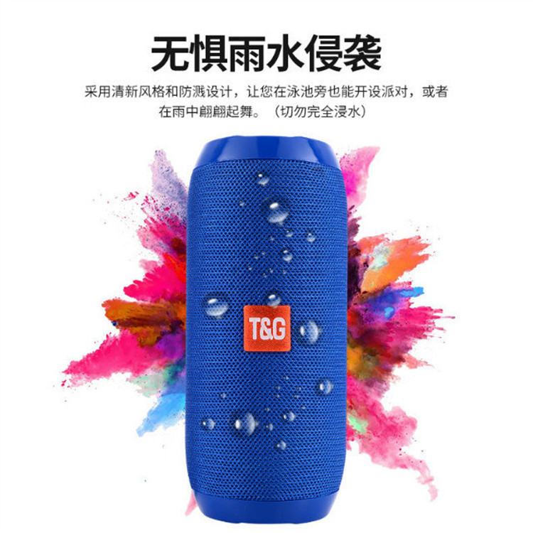 TG117 Waterproof Wireless Bluetooth Portable Speaker with Card Slot, Sports Subwoofer, Bluetooth 5.0