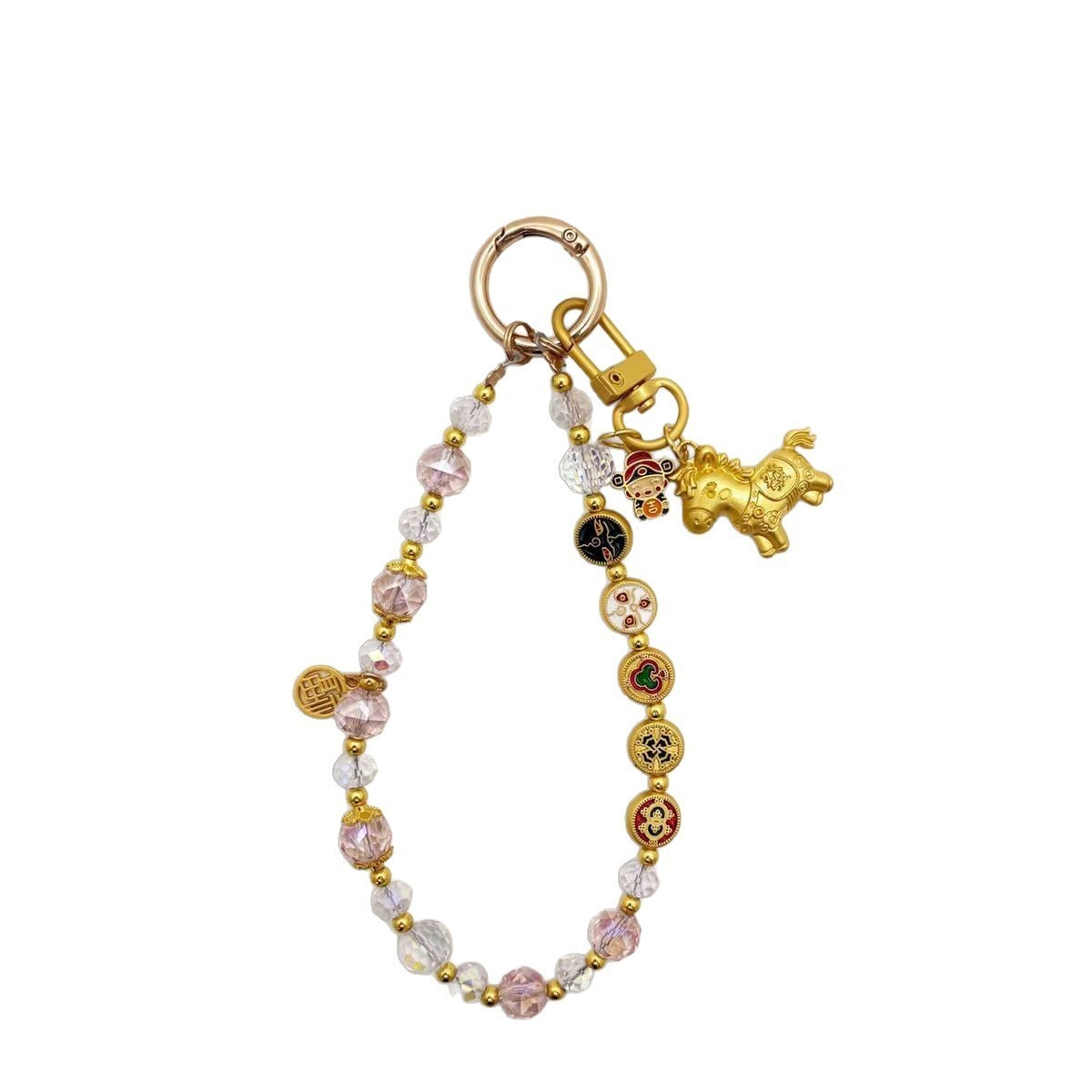 【Purple Sweetheart】Sparkling Purple Heart Tassel Phone Chain Bag Pendant Decoration