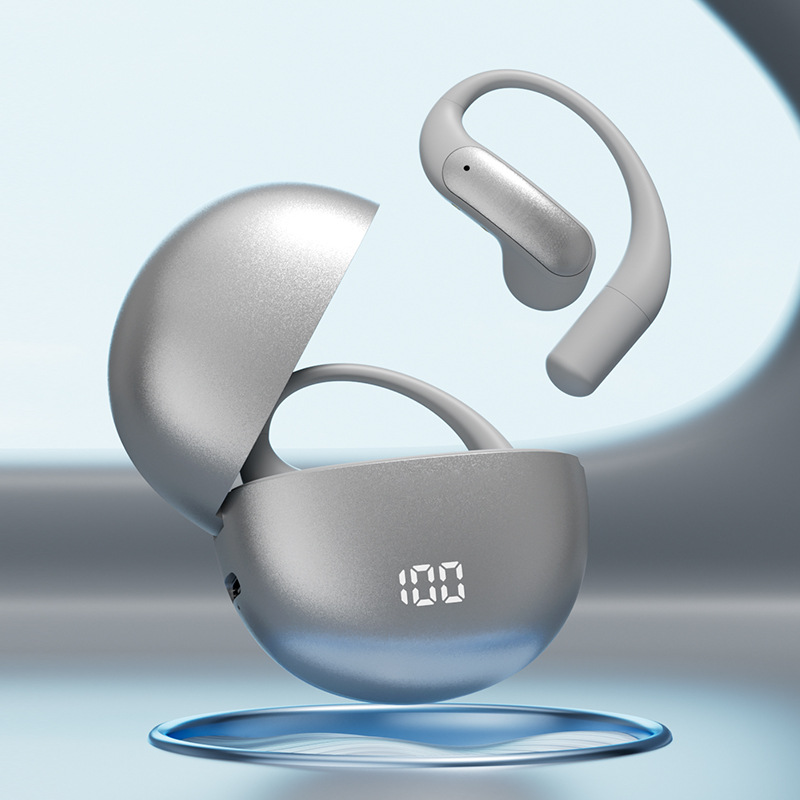 AI Intelligent Translation Wireless Bluetooth Earphone Long Battery Life Sports Ear Hook Bluetooth Earphone