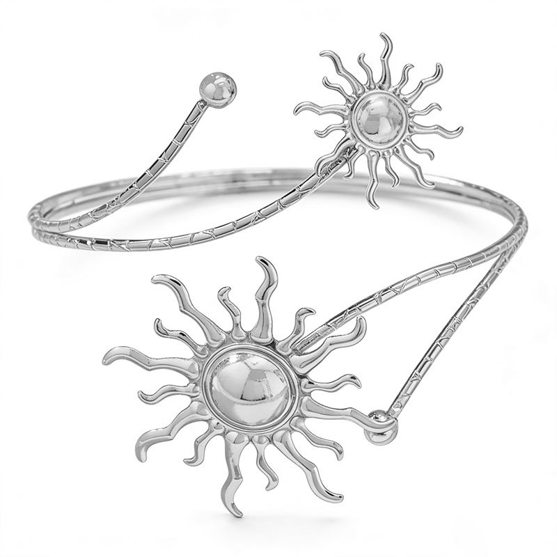 Small sunflower arm ring exaggerated bracelet female curtain hook