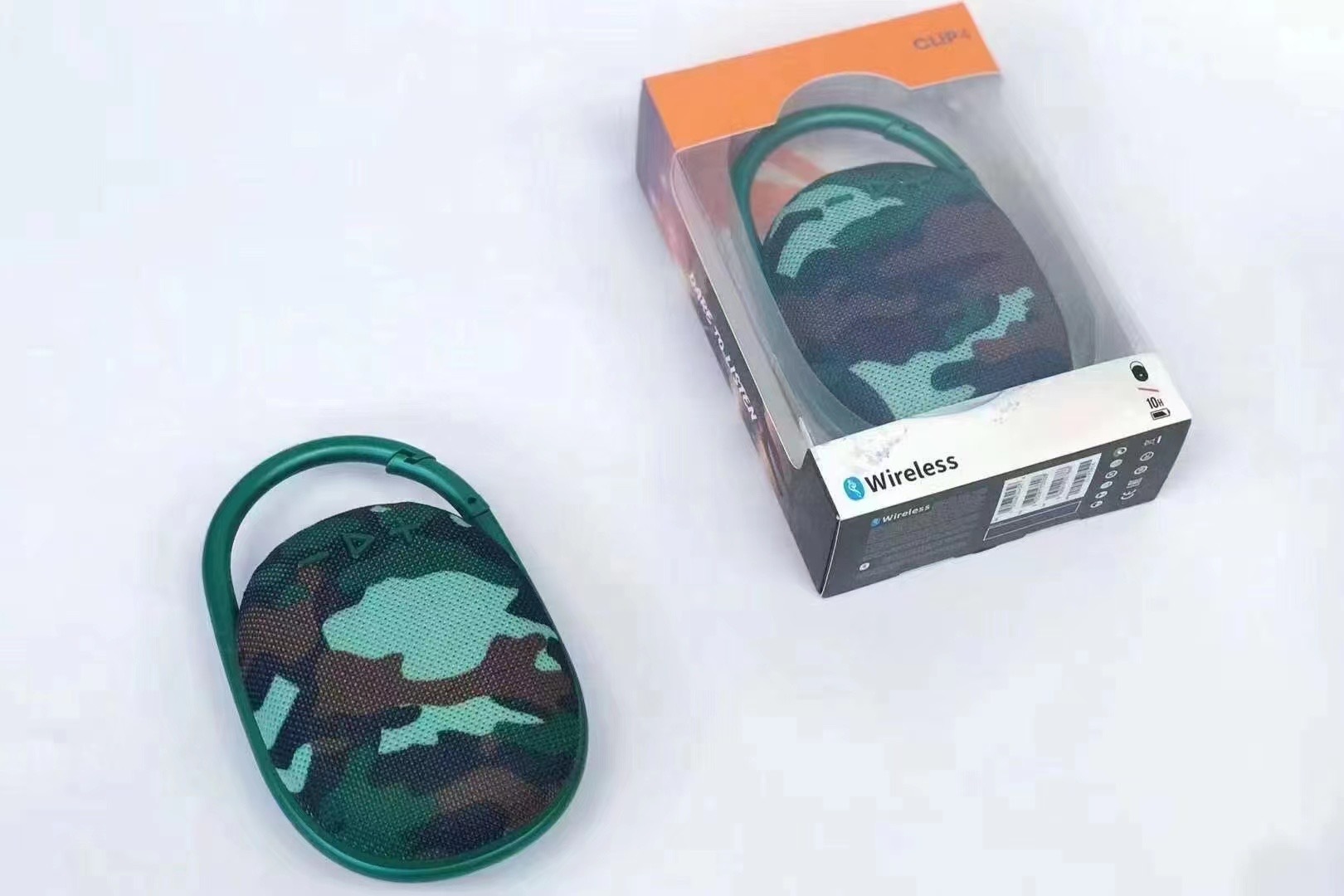 CLIP4 Bluetooth Small Speaker Home Outdoor Portable Card U Disk Wireless Bluetooth Mini Gift Pocket Speaker