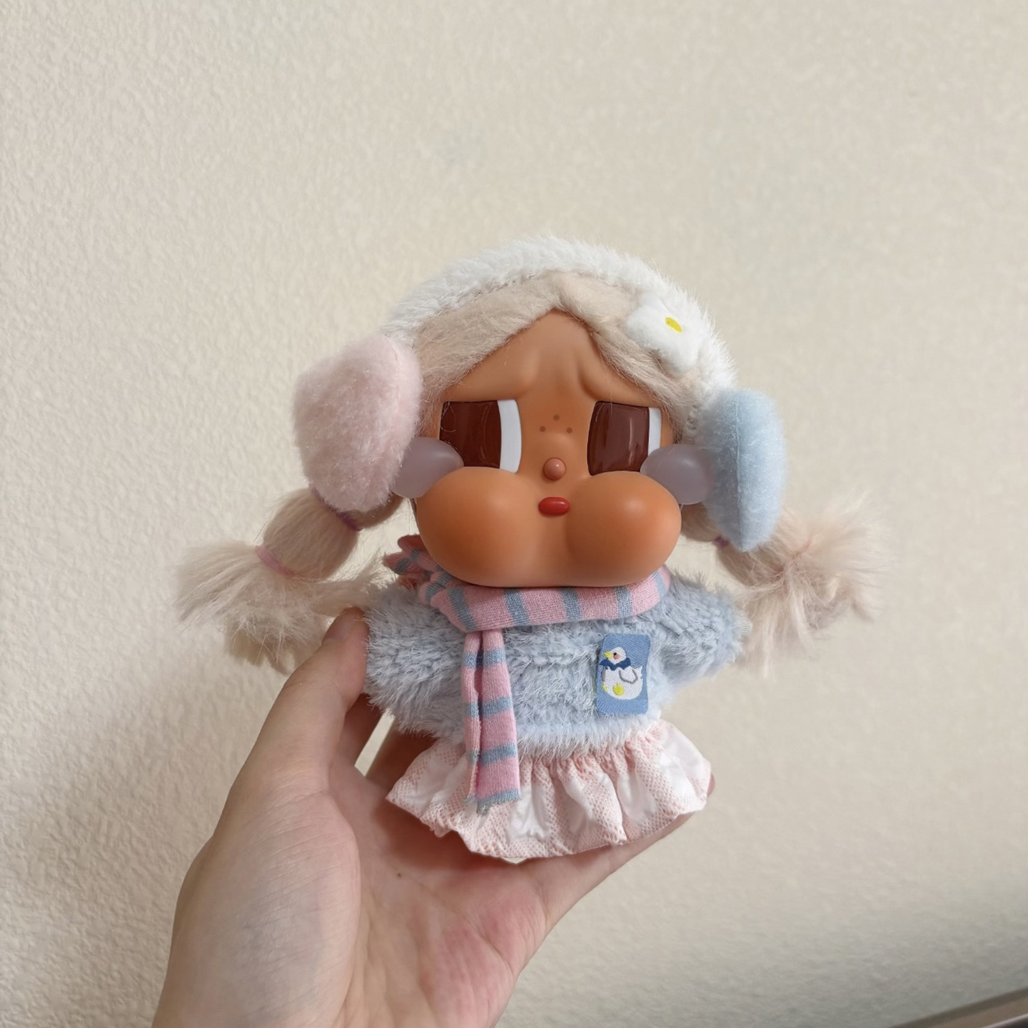 Only doll clothes] Suitable for crying baby Crybaby 15cm vinyl doll seaside vacation vacation dress up cute