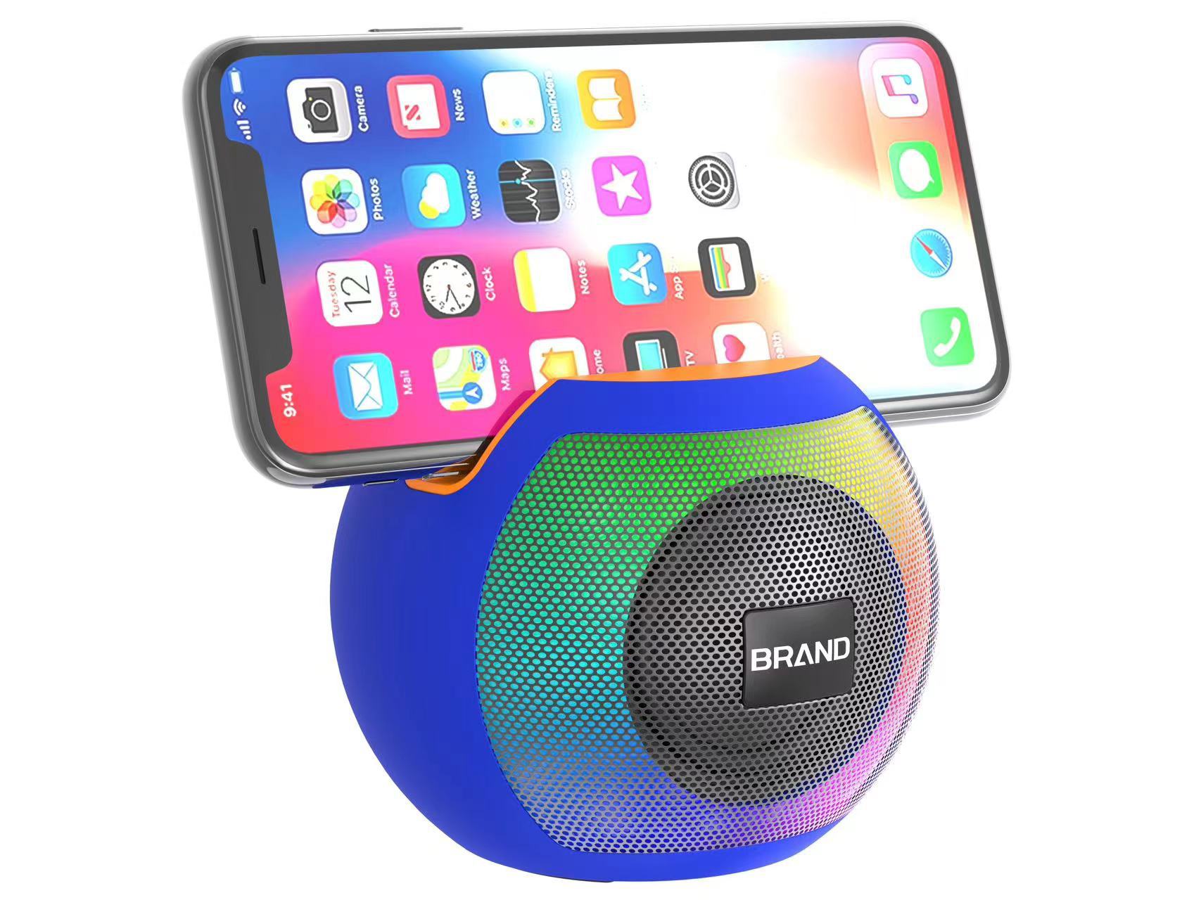 P70 Bluetooth small speaker heavy bass high-definition sound quality outdoor portable speaker colorful colorful light speaker