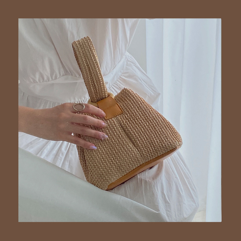 Cute Handwoven Straw Bag for Girls 2026 New Summer Chain Bag Single Shoulder Woven Bag
