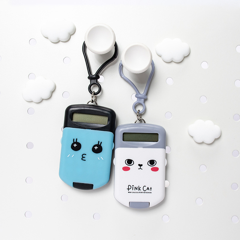 New Mini Calculator Pocket Flip Portable Calculator Cute Student Calculator
