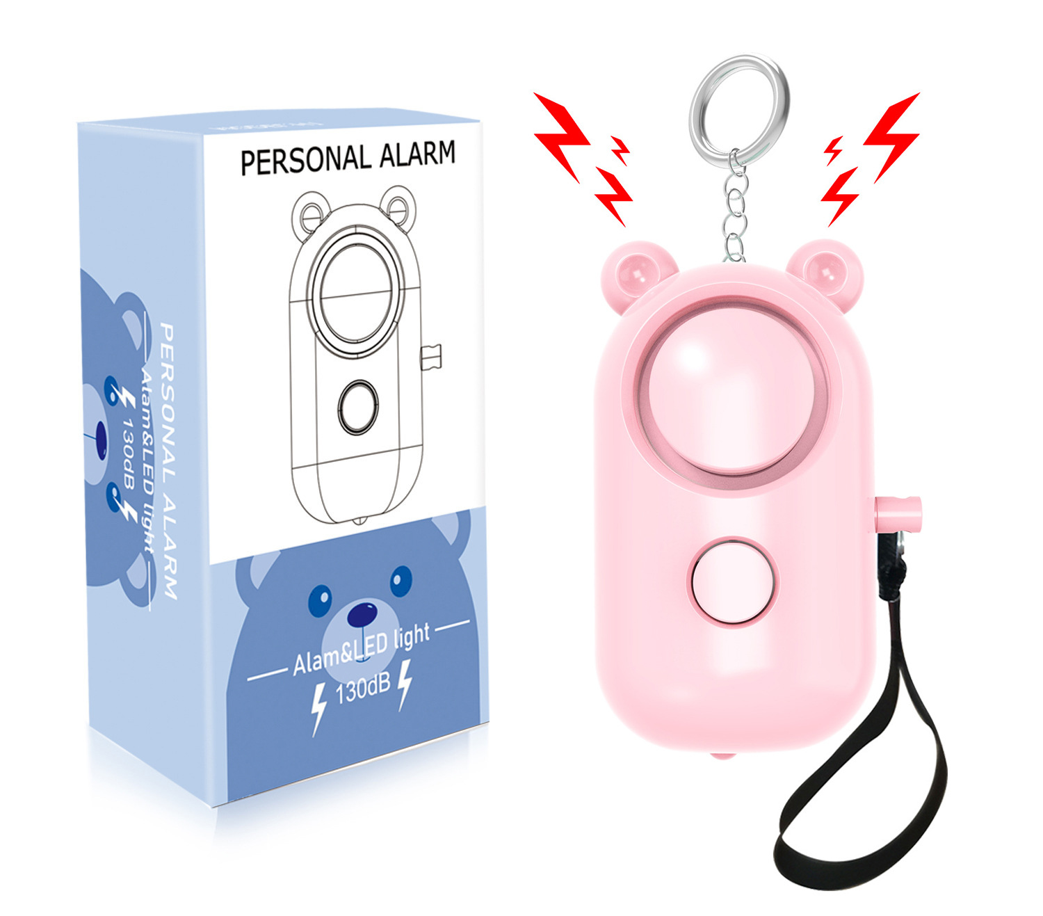 Anti-wolf Women Self-defense Alarm Portable Outdoor Wilderness Emergency Call Student Self-defense Caller