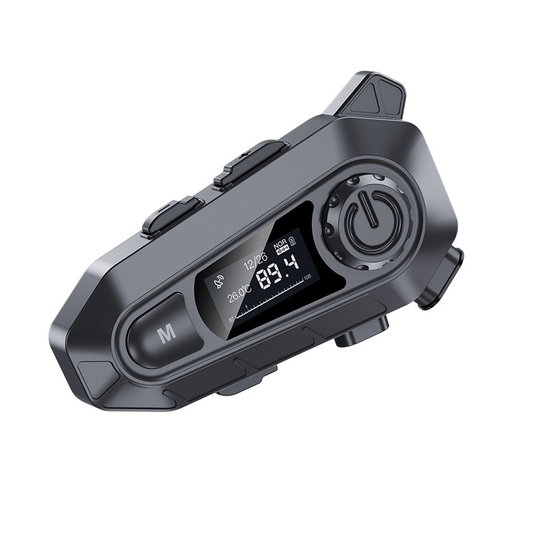 New Wireless Answering Bluetooth Helmet Headset A1 Motorcycle Riding FM Radio LED Screen Display IPX6 Waterproof